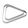 Cercle à Tarte Triangle Inox Micro-perforé 17,5 X 16 Cm X H 2 Cm Pavoni 8