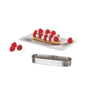 Cercle Perforé Forme Oblong 14,5 X 3,5 Cm De L’école Valrhona Par De Buyer magasins pas chers 9