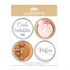 Cercles à Tarte Individuels Perforés Ronds 8 Cm (x4) Scrapcooking 10