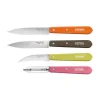 Coffret 3 Couteaux De Cuisine Et Un Eplucheur Fifties Les Essentiels Opinel 16