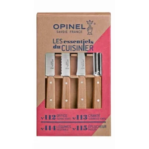 Retour gratuit en magasin. Coffret 3 Couteaux De Cuisine Et Un Eplucheur Les Essentiels Opinel 7