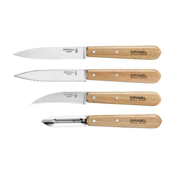 Retour gratuit en magasin. Coffret 3 Couteaux De Cuisine Et Un Eplucheur Les Essentiels Opinel 1