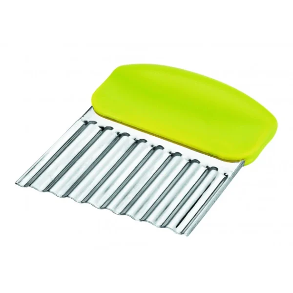 soldes magasin Coupe Légume Inox Ondulé Vert 8 Cm X H 10 Cm Ibili 1