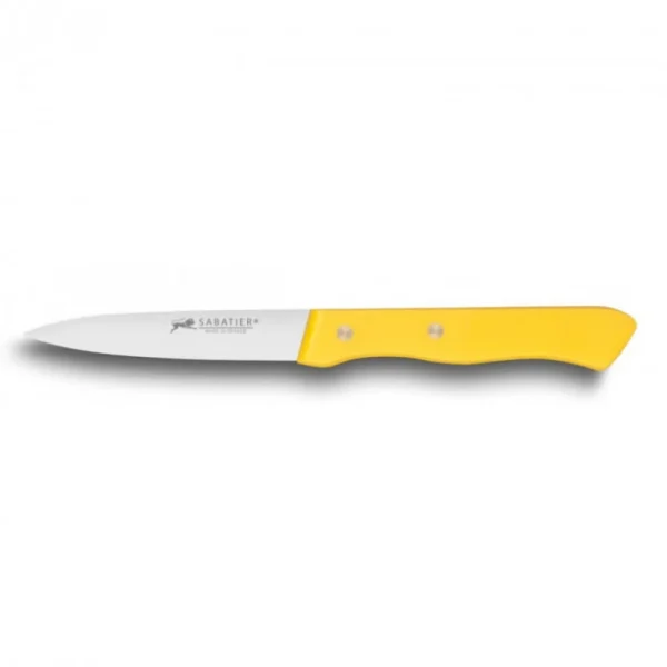 Couteau D’Office 8 Cm Sabatier Jaune 1