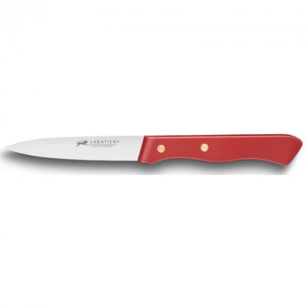 Couteau D’Office 8 Cm Sabatier Rouge 1