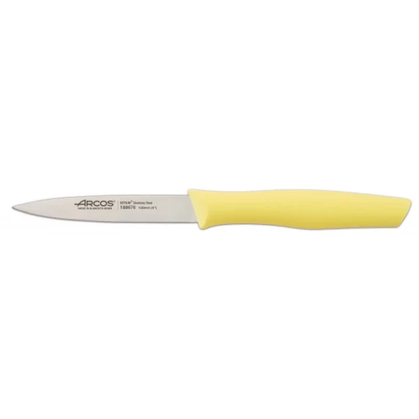 Couteau D’Office Inox 10 Cm Jaune Citron Arcos NOVA Prix très abordable 1