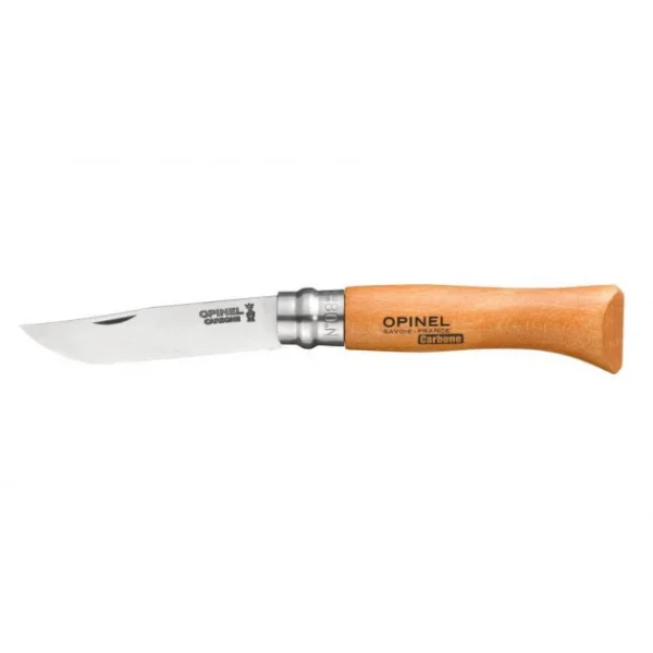 Couteau De Poche N°8 En Carbone Opinel excellente qualité 1