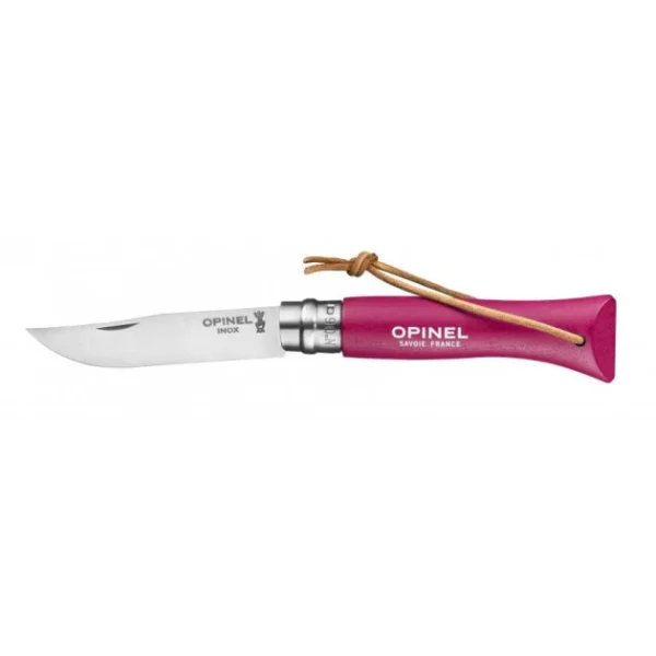 Couteau N°6 Baroudeur Framboise Colorama Opinel 1