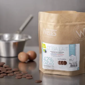 DLUO Courte Chocolat Au Lait Bio 42% Ceïba 1 Kg Weiss 6