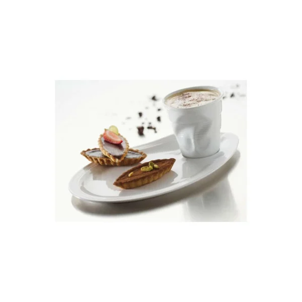 FIN DE SERIE Assiette Café Gourmand Froissée x6 Revol 1