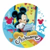 FIN DE SERIE Disque Azyme Mickey Smartphone 21 cm 7