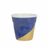 FIN DE SERIE Gobelet Froissé Twist Blue Up 8cl Revol 10