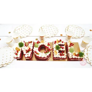 FIN DE SERIE Kit Letter Cake Noël Scrapcooking 6