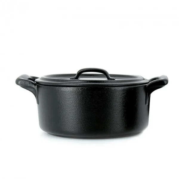 FIN DE SERIE Mini Cocotte Ovale Noire 8cl Belle Cuisine Revol 4