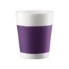 FIN DE SERIE Mug Canteen Double Paroi en Porcelaine 20 cl Violet – (x2) 7