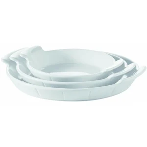 FIN DE SERIE Plat à Oeuf Porcelaine Blanc Ø 12 cm achetez 6