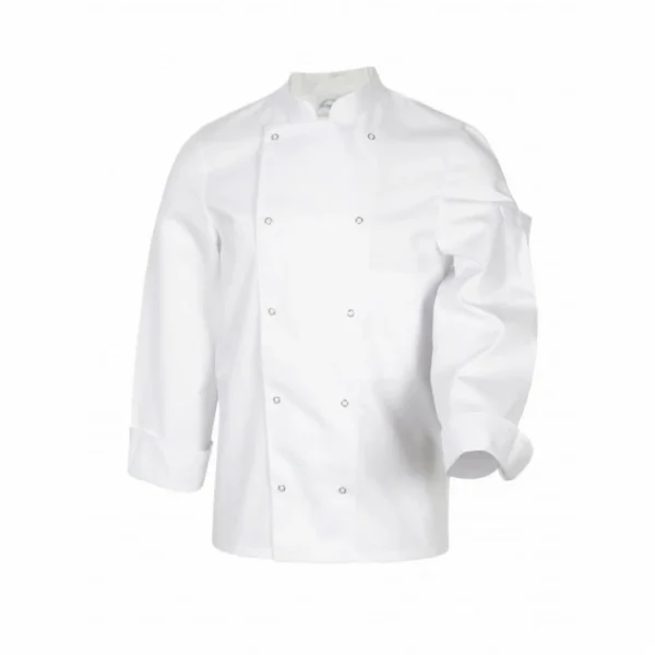 FIN DE SERIE Veste de Cuisine Mixte Blanc MELBOURNE T.5 Robur le grand escompte 1