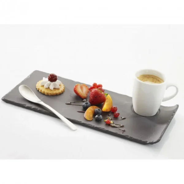 Plateau Gourmand 1 Encoche Ardoise 29 X 13 Cm Basalt Revol 4