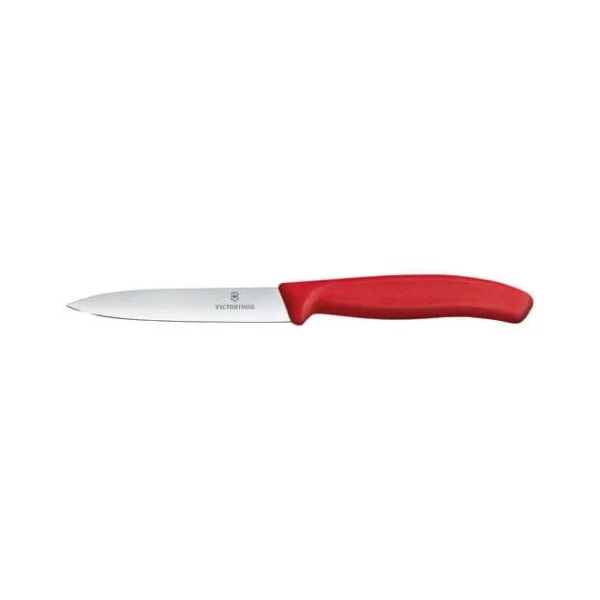 Set Couteau D’Office, Couteau à Tomate Et Epluche Légumes Rouge Swiss Classic Victorinox 4